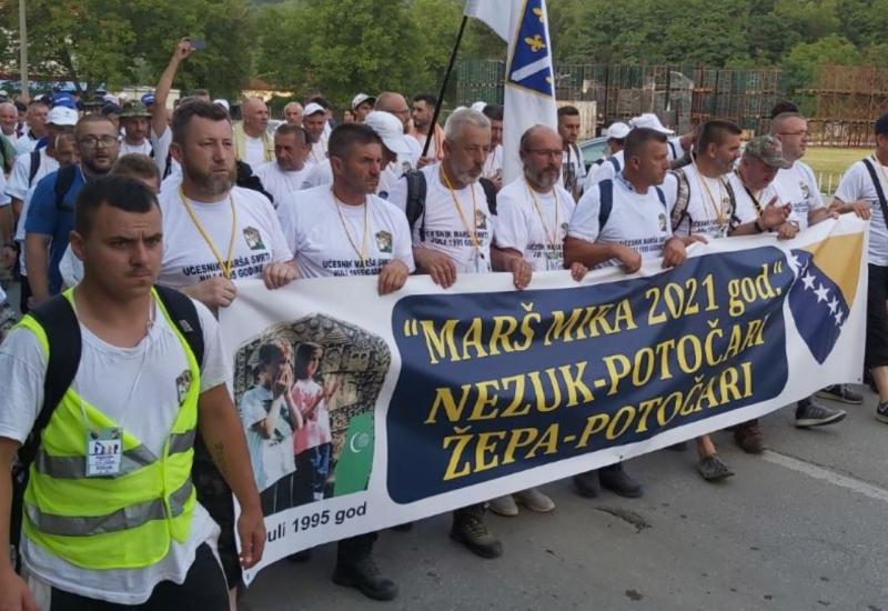 Sudionici "Marša mira" stigli u Potočare
